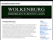 Tablet Screenshot of immobilienmakler-koeln.wolkenburg-immobilien.de